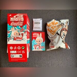 POP MART THE MONSTERS Labubu COCA-COLA Figure “Little Snowman”-AUTHENTIC-NEW!